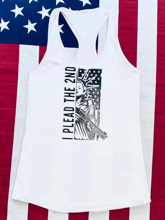 I Plead the 2nd women’s tank