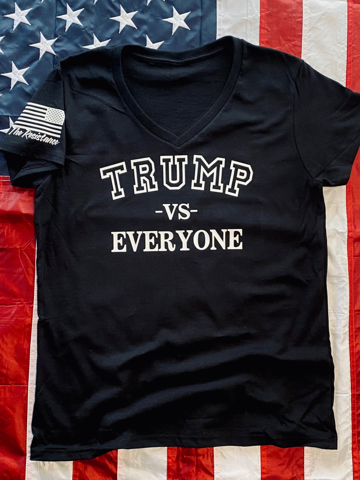 Trump vs Everyone women’s v-neck tee