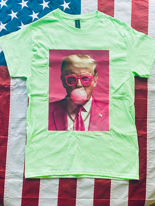 Discontinued 40% off! Bubblegum Trump tee