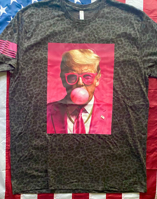 Mess-up 80% off! Bubblegum Trump tee