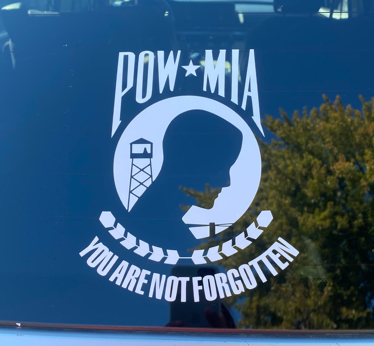 POW/MIA decal