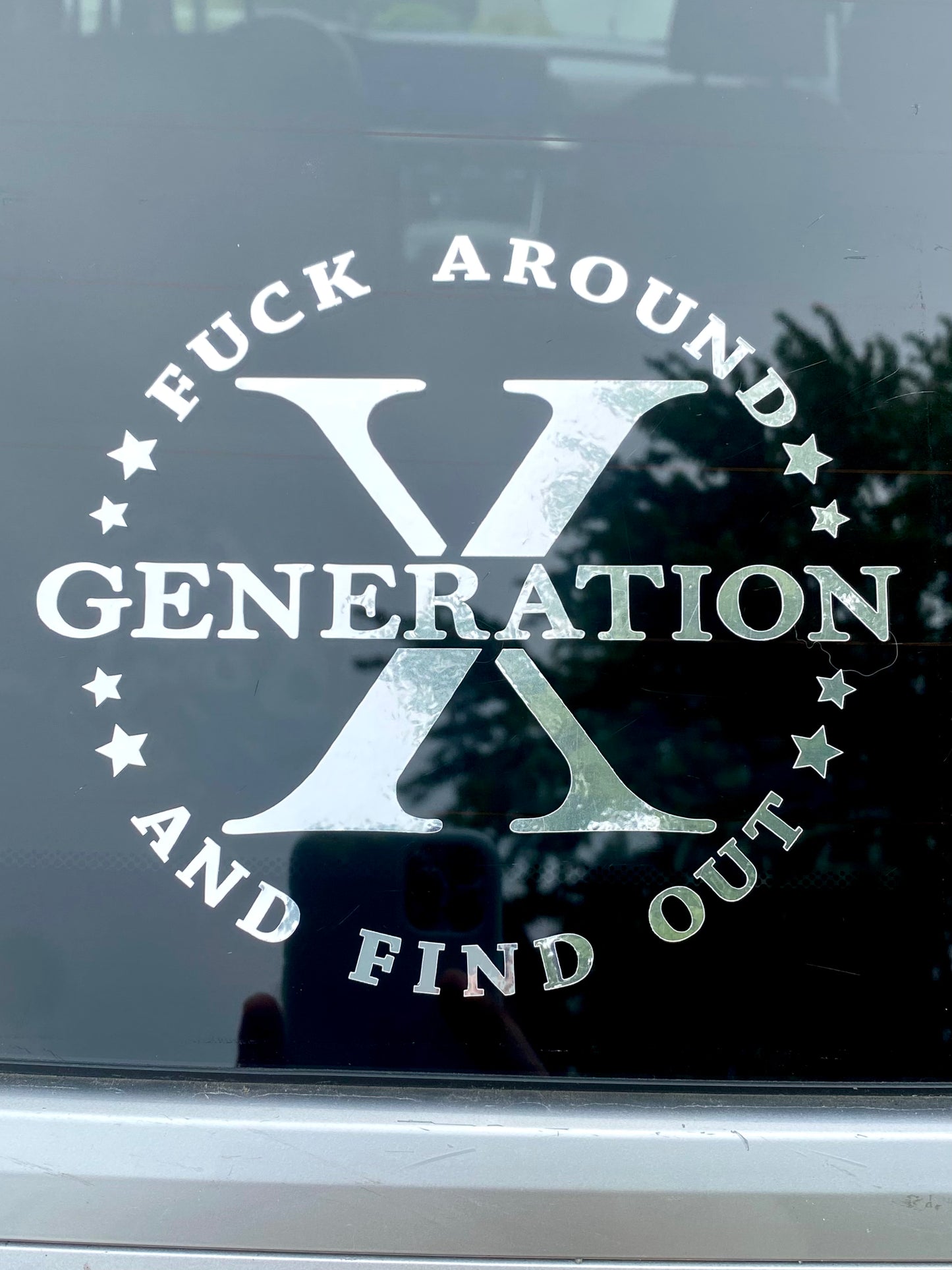 Generation X FAFO decal