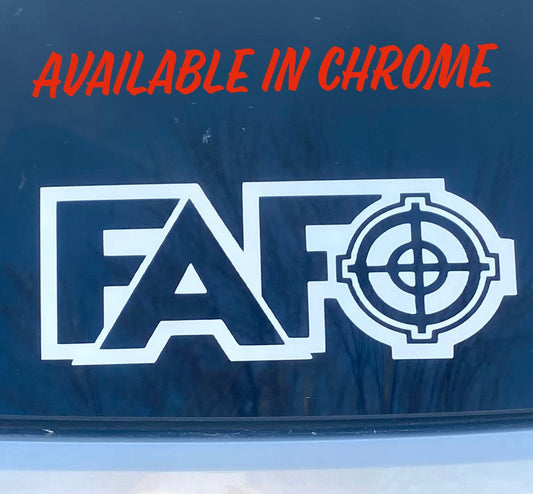 FAFO decal