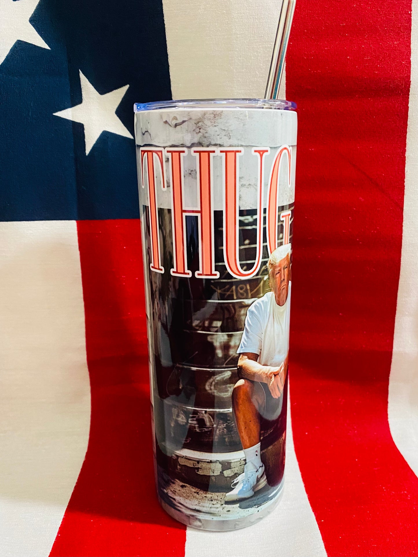 Trump Thug Life tumbler