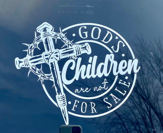 God’s Children Are Not For Sale