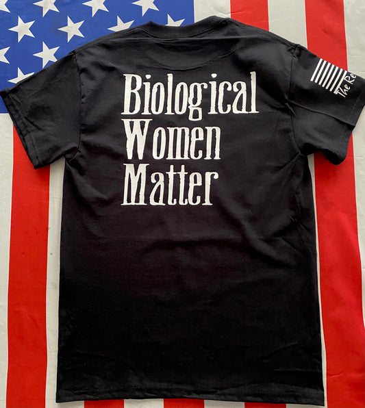 Stop The War On Women/Biological Women Matter unisex tee